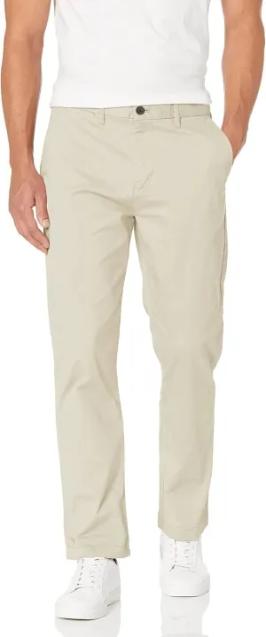 Tommy Hilfiger Men's Chino Pants Custom Fit, Sand Khaki 30x38