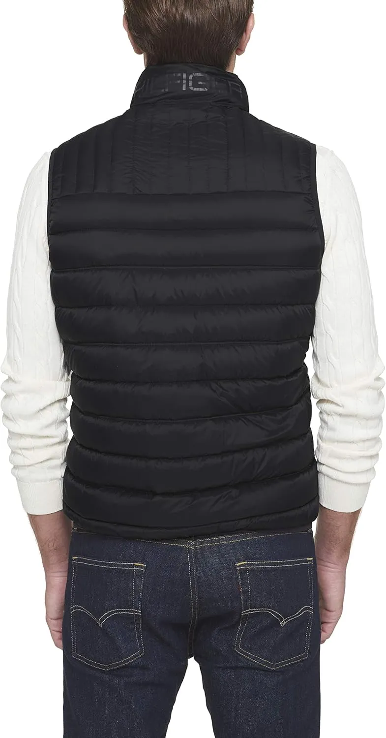 Tommy Hilfiger mens Lightweight Packable Puffer Vest Jacket (Standard and Big & Tall)