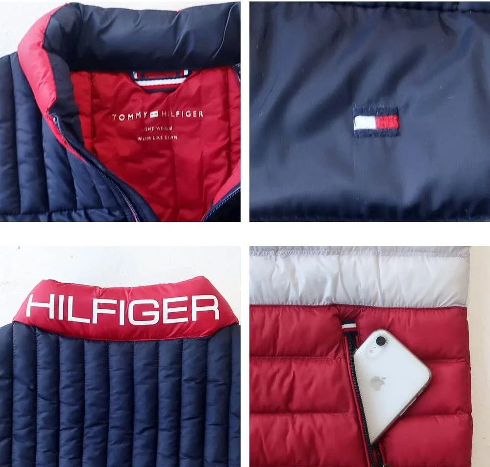 Tommy Hilfiger mens Lightweight Packable Puffer Vest Jacket (Standard and Big & Tall)