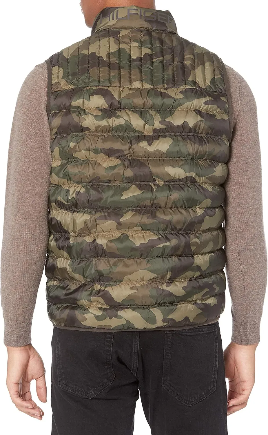 Tommy Hilfiger Men's Lightweight Packable Puffer Vest Jacket