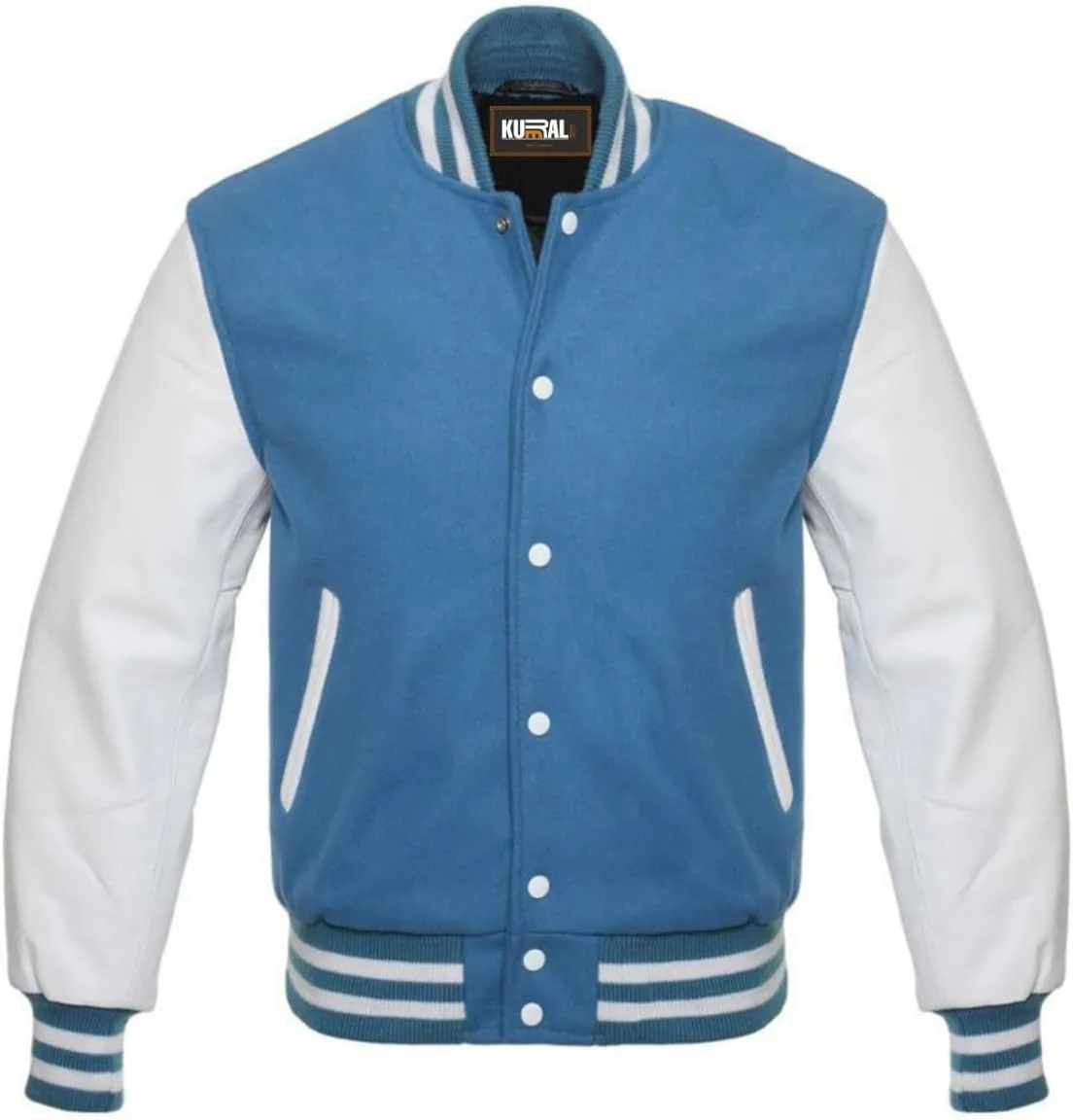 Varsity Jacket Baseball Letterman Jacket, Wool Body with Leather Sleeves Varsity Jacket For UNISEX