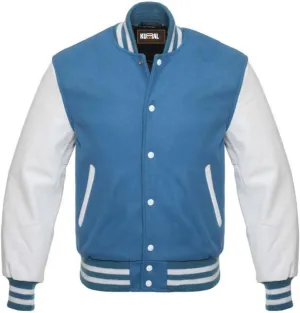 Varsity Jacket Baseball Letterman Jacket, Wool Body with Leather Sleeves Varsity Jacket For UNISEX