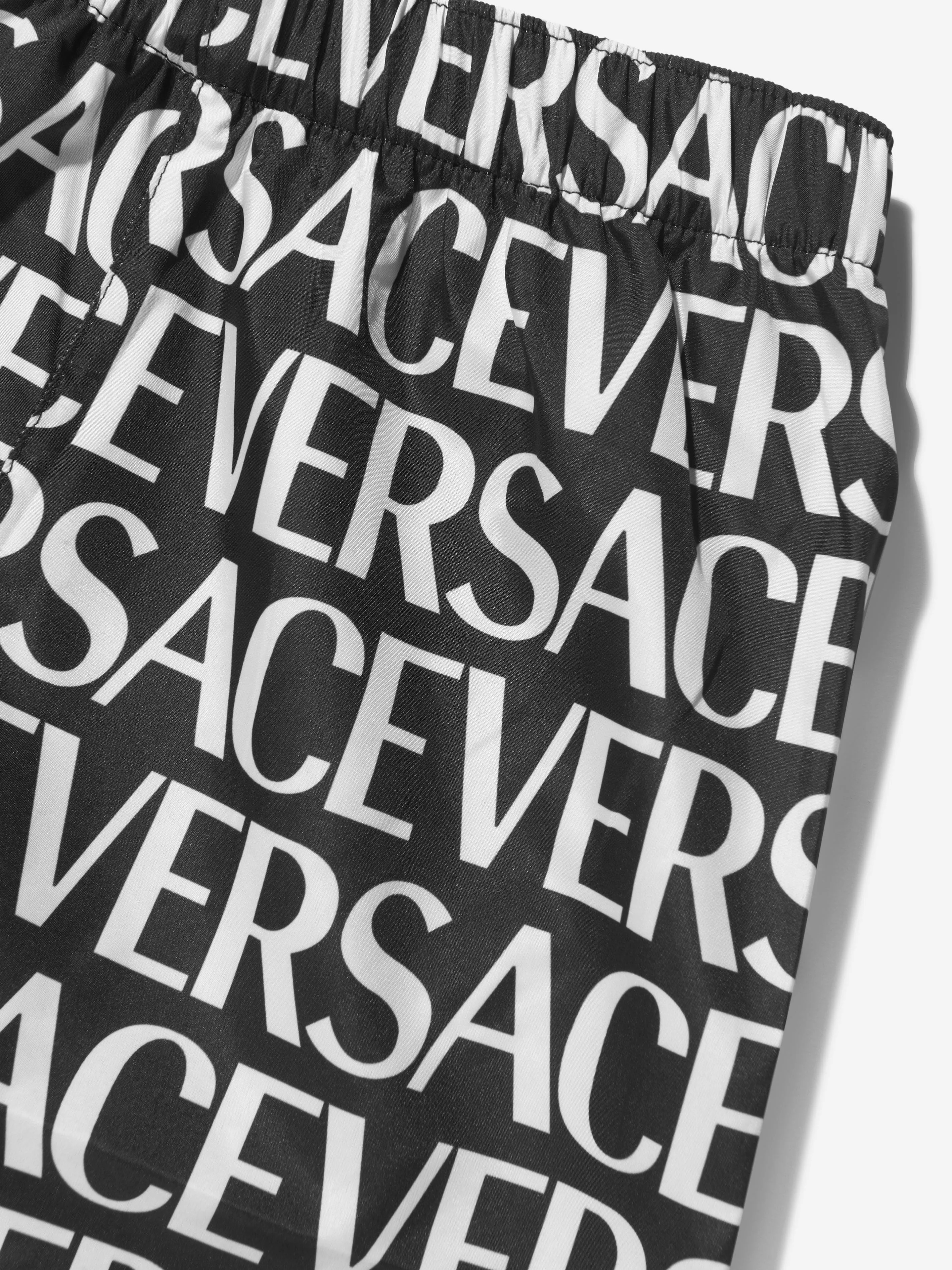 Versace Boys Logo Swim Shorts
