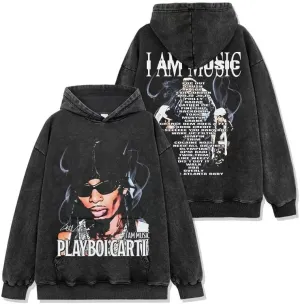 Vintage Oversized Hoodie Unique Sweatshirt Long Sleeve With pocket soft Pullover Hoodies For Men Women