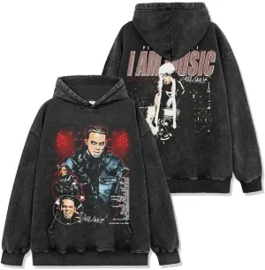 Vintage Oversized Hoodie Unique Sweatshirt Long Sleeve With pocket soft Pullover Hoodies For Men Women