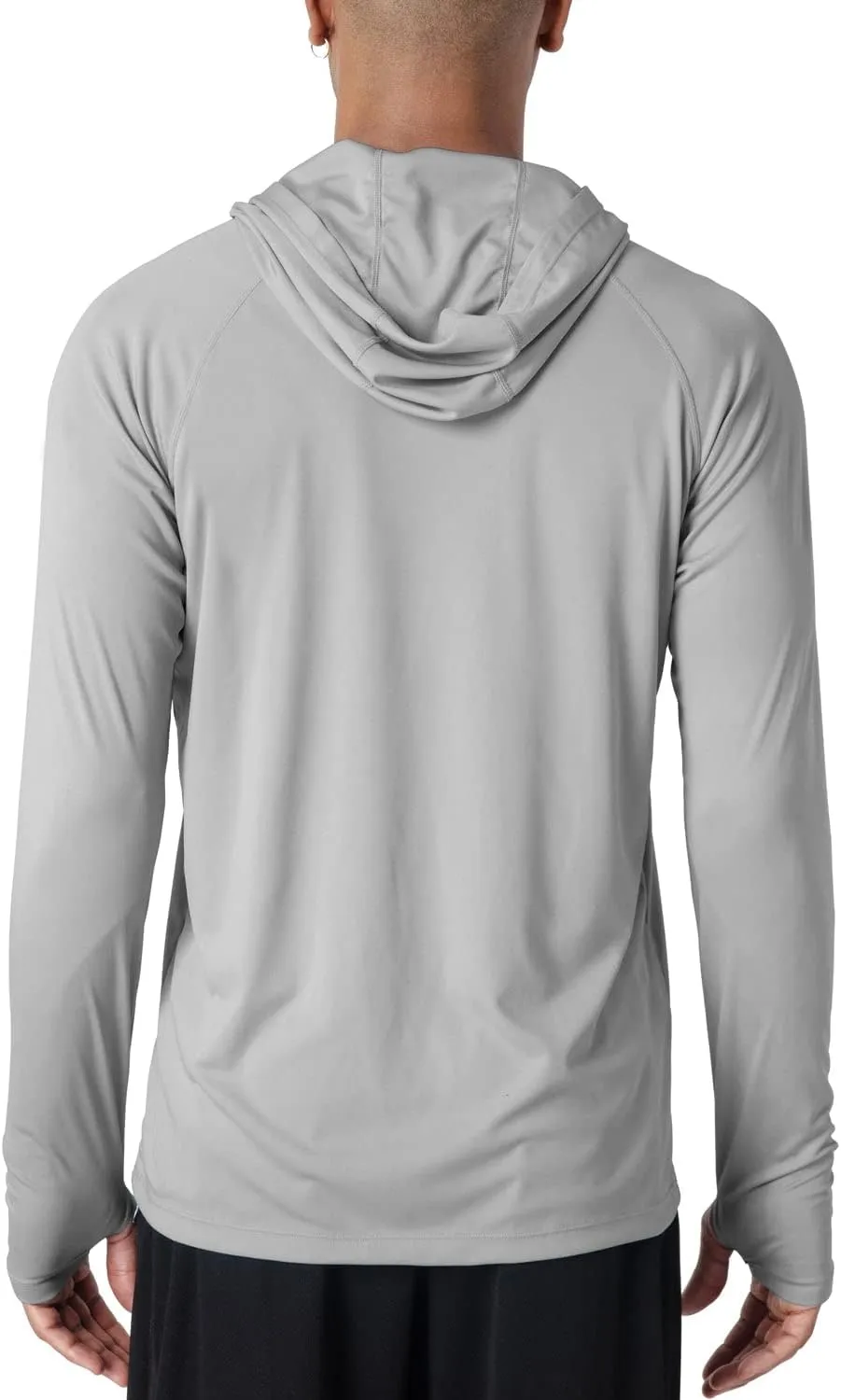 Willit Men's UPF 50  Sun Hoodie Fishing Shirt Half Zip Long Sleeve SPF Hiking Shirt Lightweight