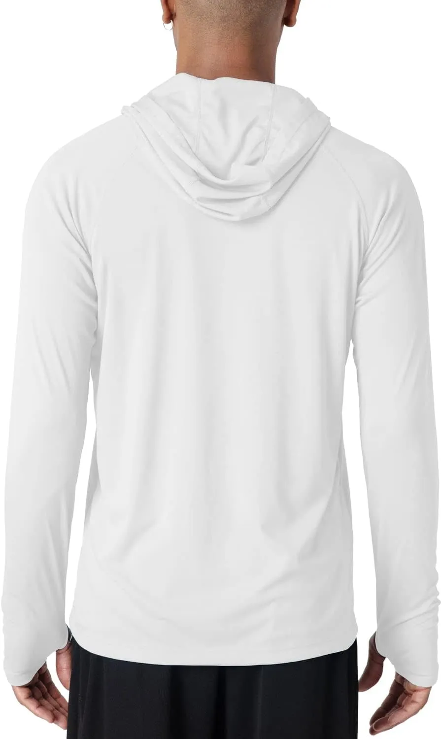 Willit Men's UPF 50  Sun Hoodie Fishing Shirt Half Zip Long Sleeve SPF Hiking Shirt Lightweight