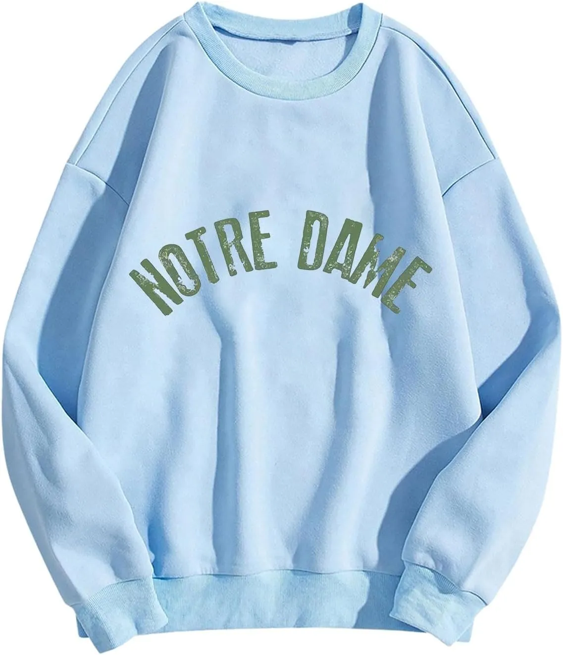 Women Oversized Sweatshirt Hoodies Letter Graphic Print Sweatshirts Casual Long Sleeve Crewneck Shirt Blouses