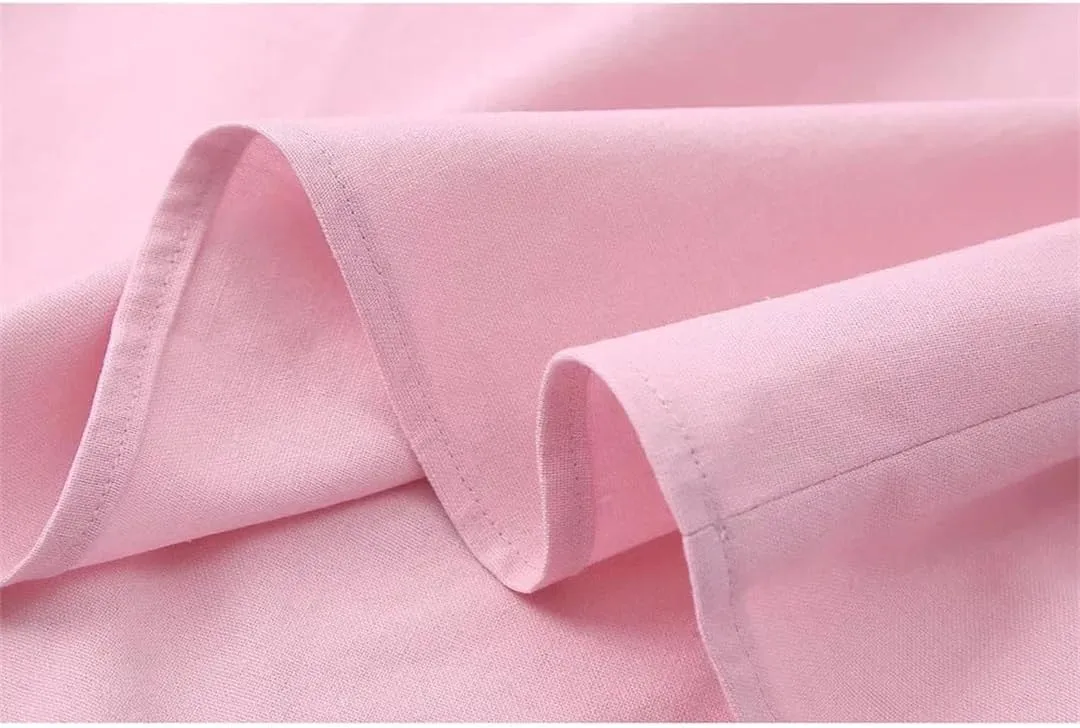 Women Square Collar Puff Sleeve Sexy Dress High Waisted Lace-Up Backless Cotton Mini Dresses