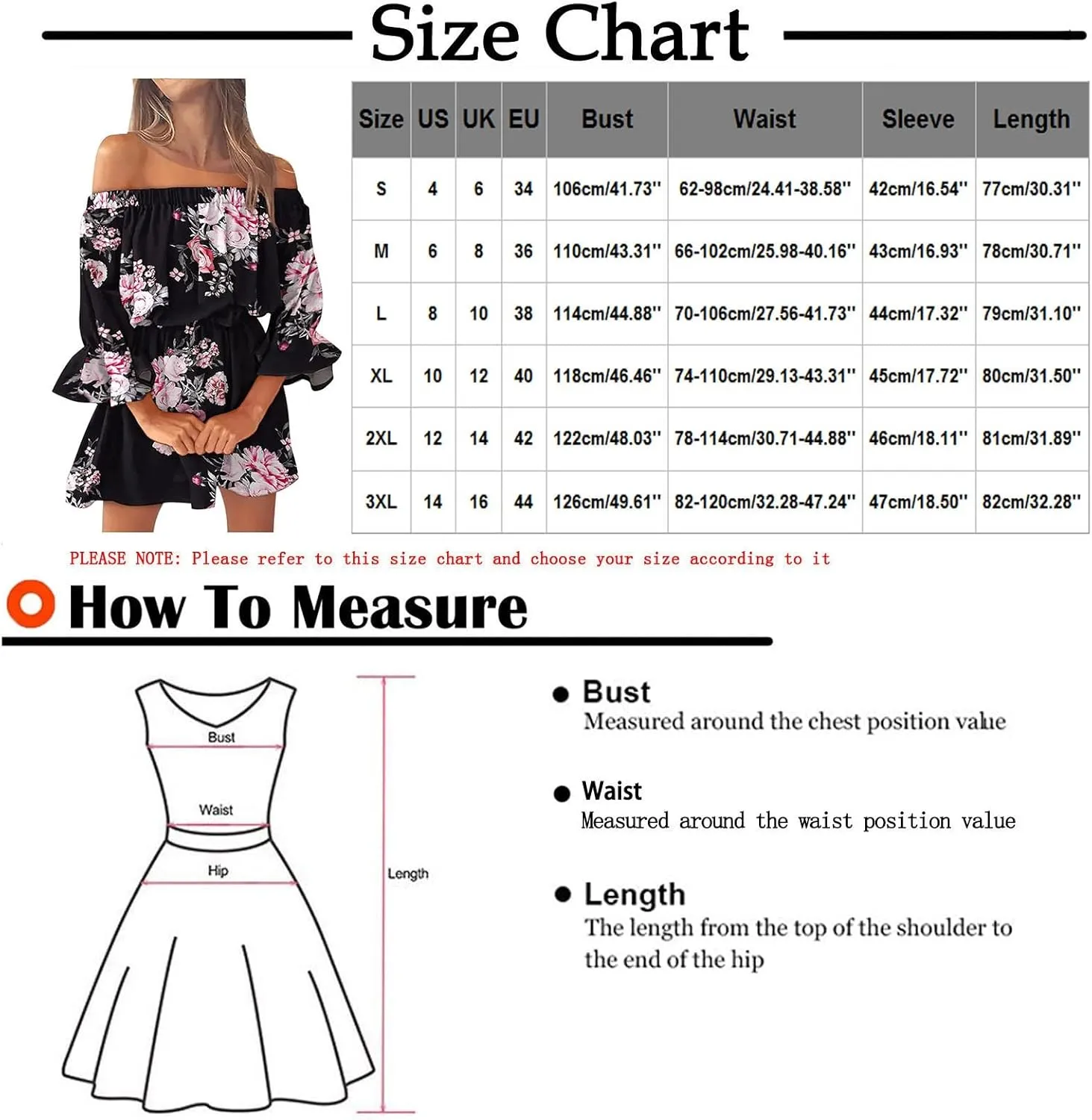 Women's Bodycon Dresses Summer Loose Casual Trendy Dress Cold Shoulder Floral Printed Ruffle Sleeve Dresses, S-3XL