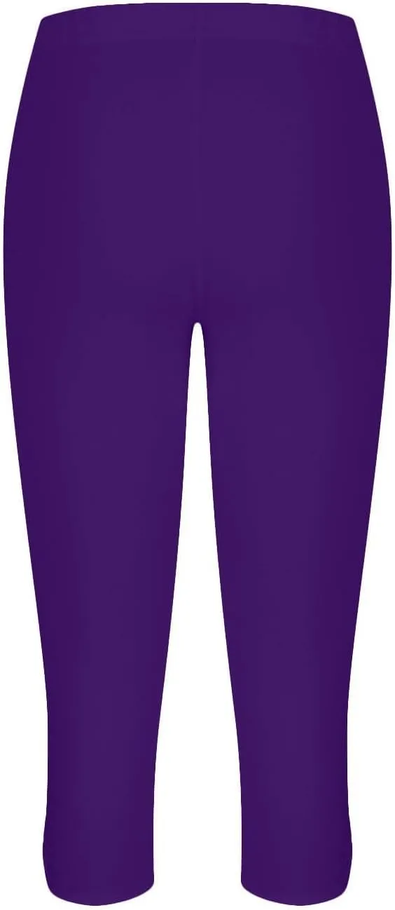 Women's Capri Pants High Waist Yoga Pants 2025 Trendy Sweatpants Spring Cropped Pants Stretchy Leggings for Summer
