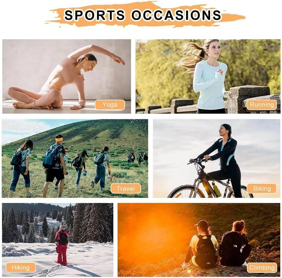 Women's Fleece Lined Thermal Long Sleeve Running Athletic Shirts Compression Base Layer Yoga Shirts for Women