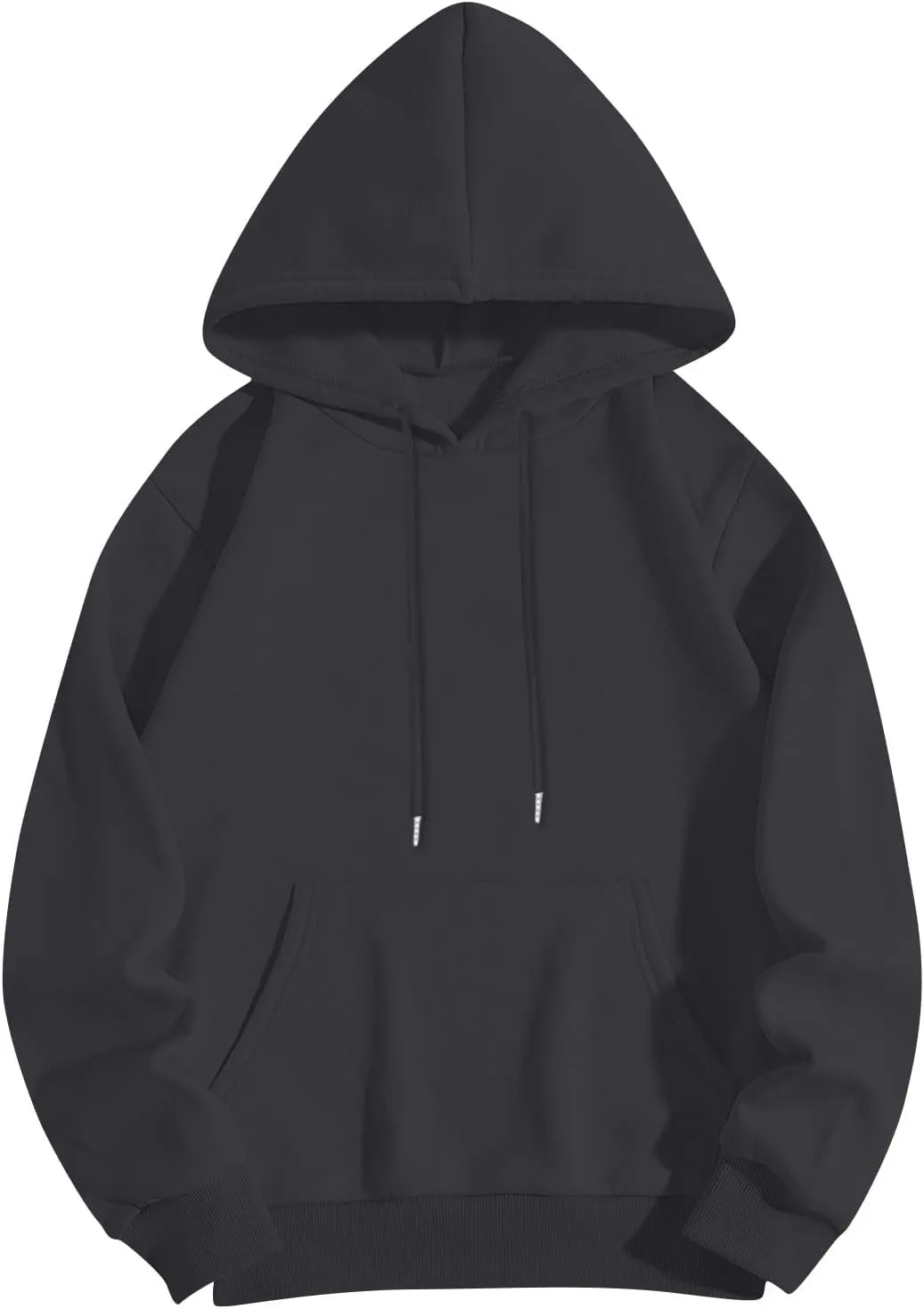 Womens Hoodies Oversized Fleece Hooded Sweatshirt Lightweight Drop Shoulder Trendy Y2K Hoodie Pullover with Pockets