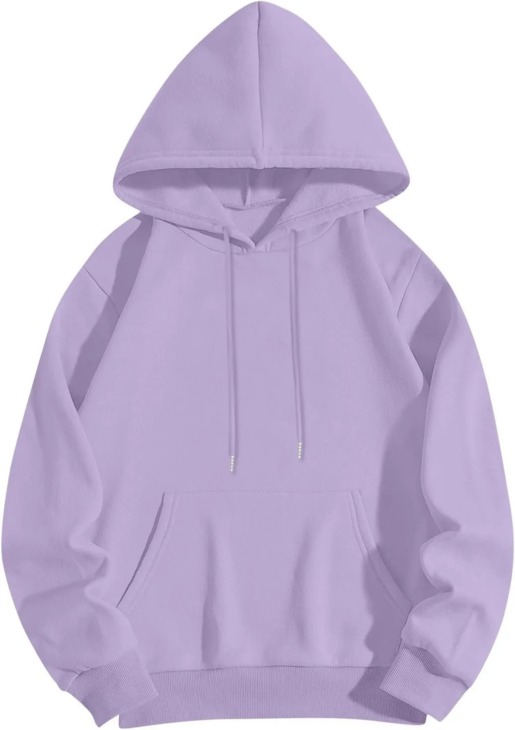 Womens Hoodies Oversized Fleece Hooded Sweatshirt Lightweight Drop Shoulder Trendy Y2K Hoodie Pullover with Pockets