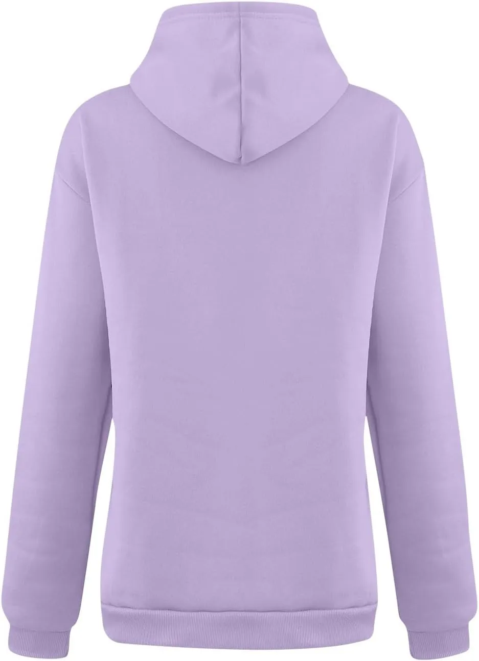 Womens Hoodies Oversized Fleece Hooded Sweatshirt Lightweight Drop Shoulder Trendy Y2K Hoodie Pullover with Pockets