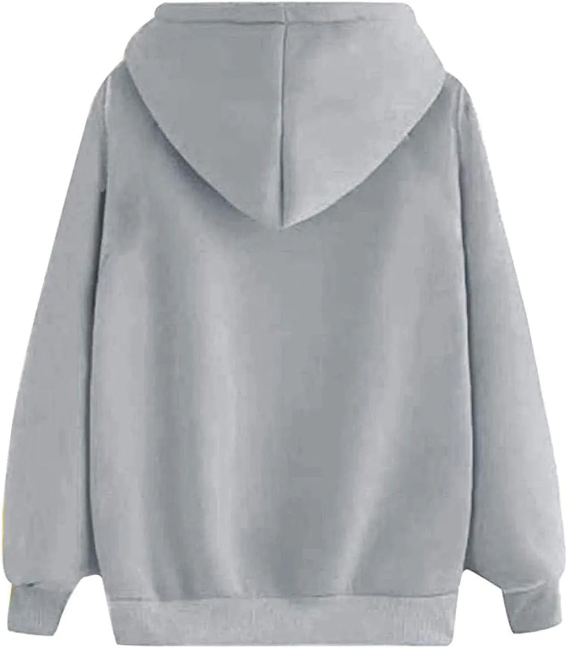 Womens Hoodies Pullover Fall Fashion Love Heart Print Long Sleeve Oversized Sweatshirt Loose Fit Blouses with Pockets