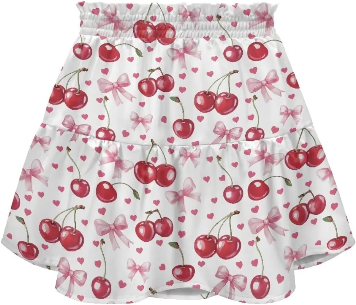 Women's Mini Skirt with Splice Ruffle High Waist Stretchy Flowy Summer Beach Pleated Skirts Short Golf Tennis