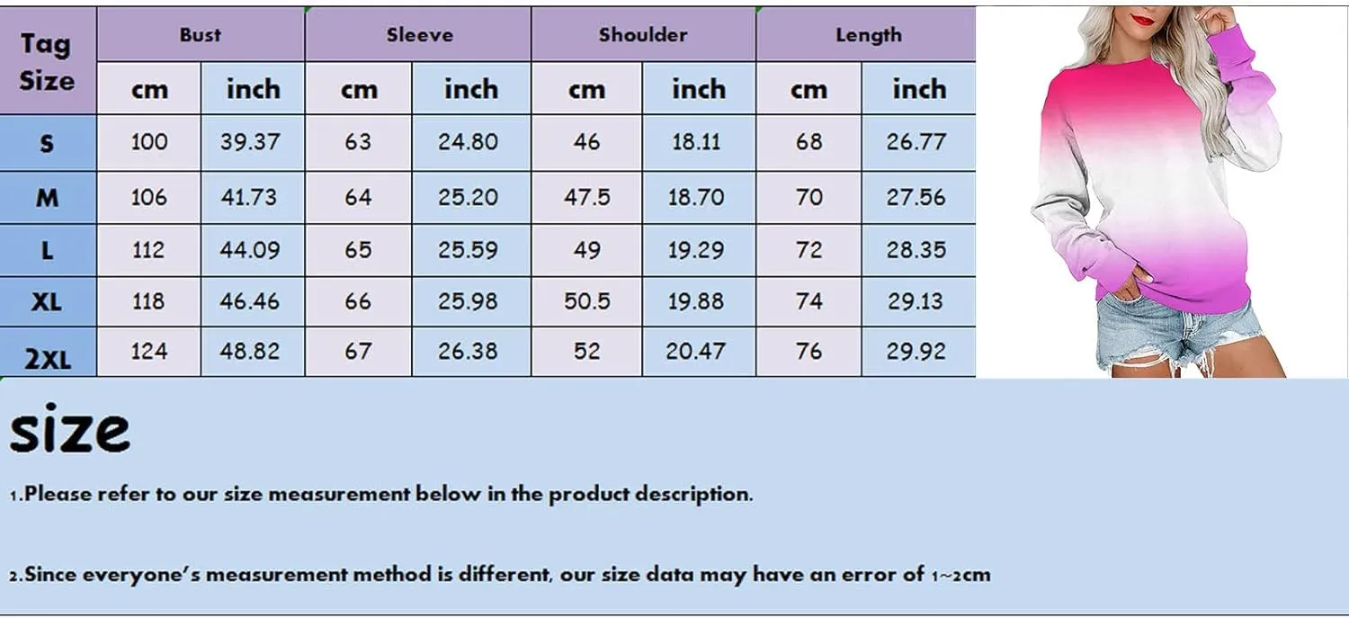 Womens Sweatshirts Crewneck Loose Fitting Tops Long Sleeve Color Block Casual Lightweight Shirts Pullover Blouses