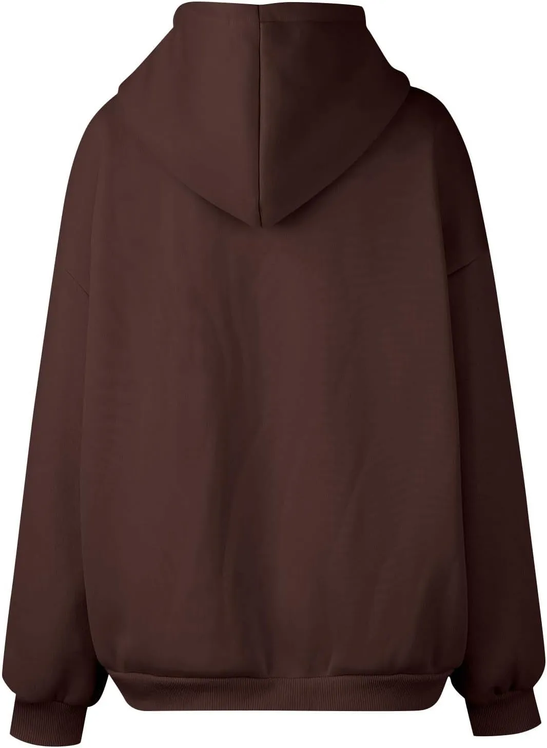 Womens Zip Up Hoodies Oversized Long Sleeve Sweatshirts Casual Hoodie 2025 Fall Jacket with Pockets Sweaters