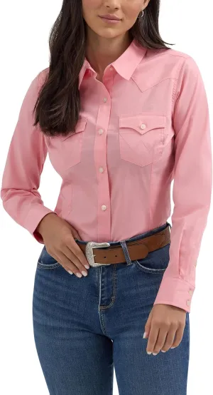 Wrangler Women's Western Women's Retro Button-down Shirt