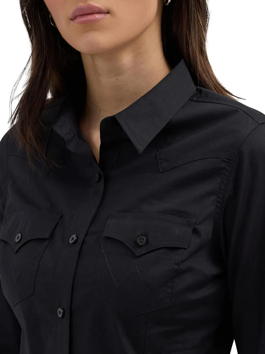 Wrangler Women's Western Women's Retro Button-down Shirt