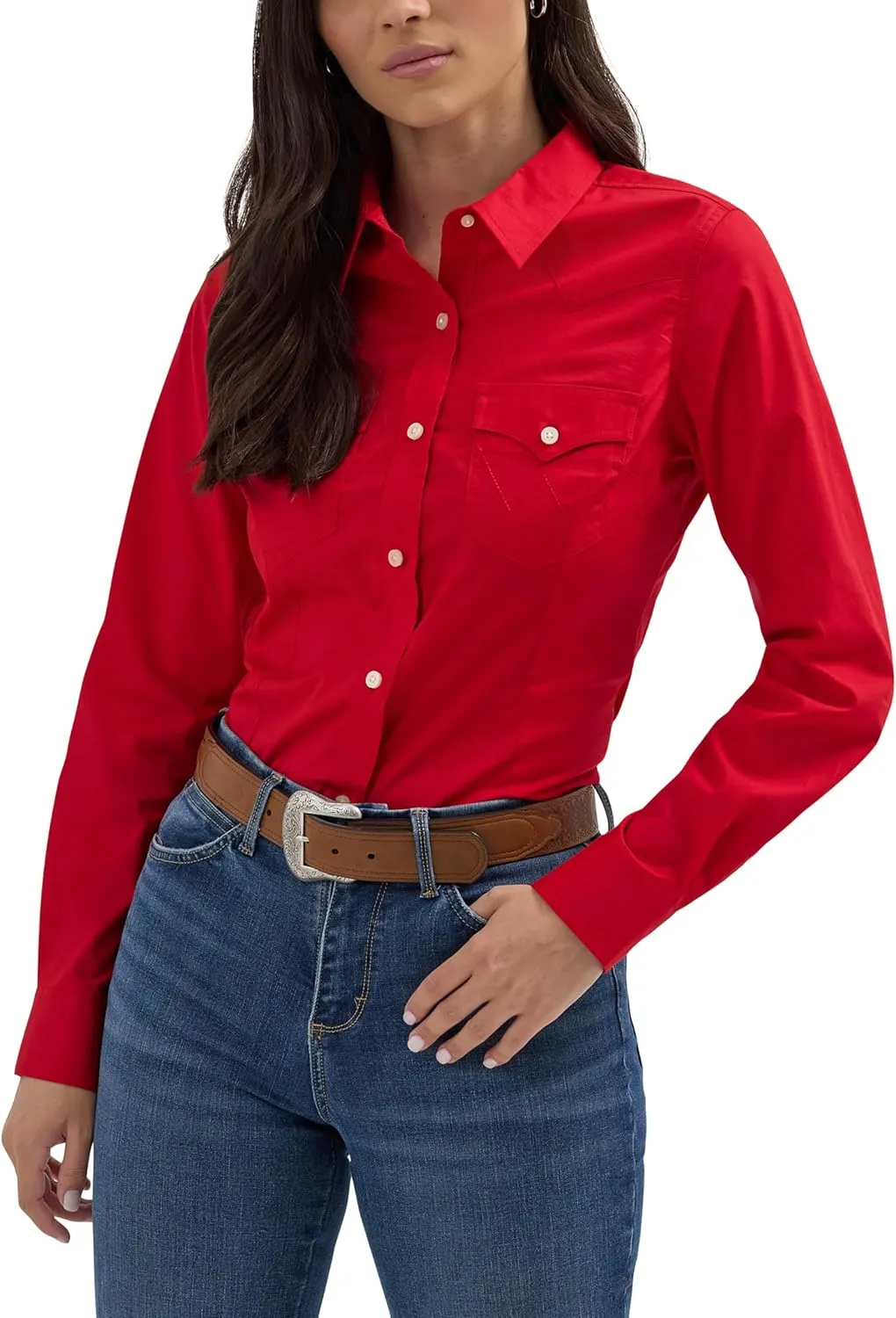 Wrangler Women's Western Women's Retro Button-down Shirt