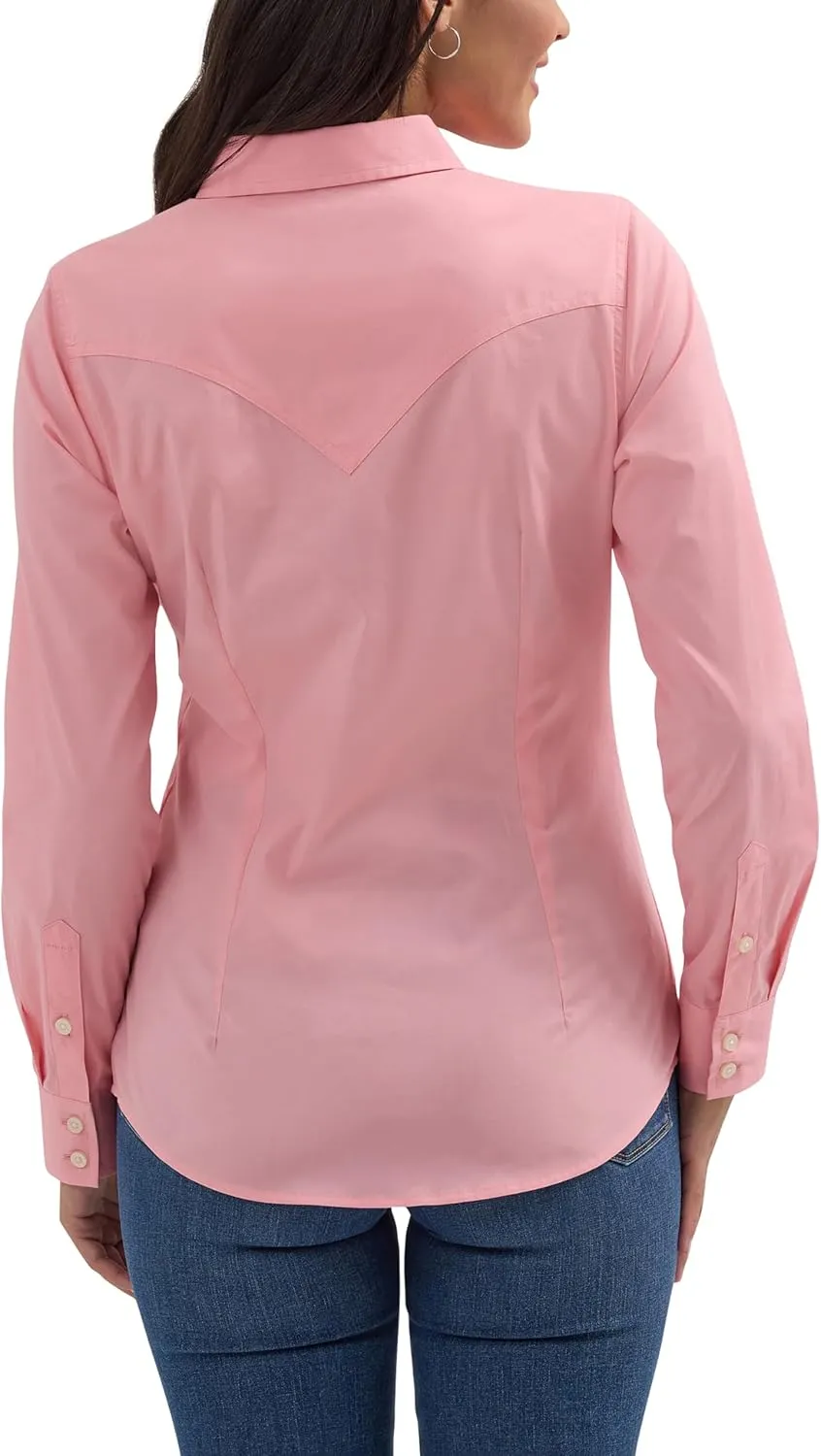 Wrangler Women's Western Women's Retro Button-down Shirt