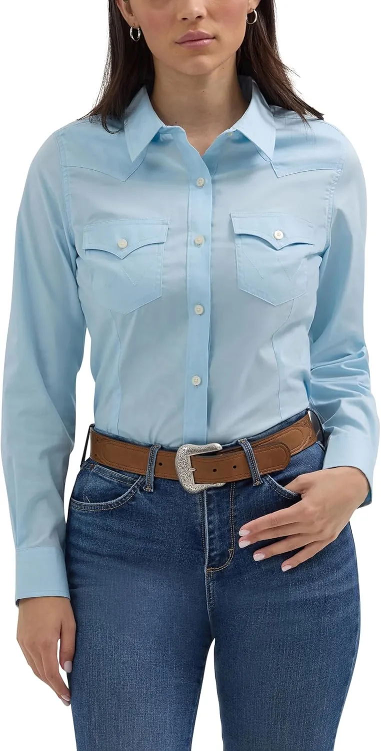 Wrangler Women's Western Women's Retro Button-down Shirt