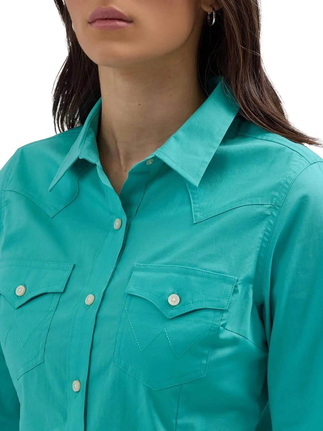 Wrangler Women's Western Women's Retro Button-down Shirt
