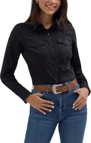 Wrangler Women's Western Women's Retro Button-down Shirt