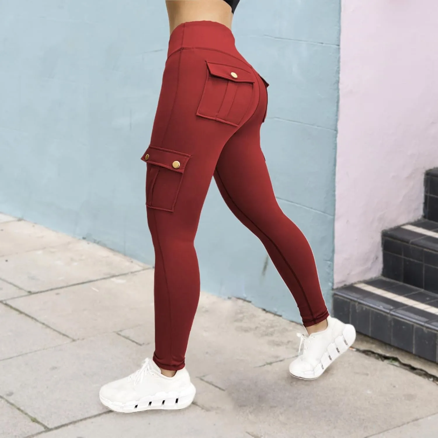 XOWRTE Linen Pants Women Summer,Wide Leg Casual Cotton Linen Pants High Waisted Elastic Waist Lounge Pants Beach Trousers