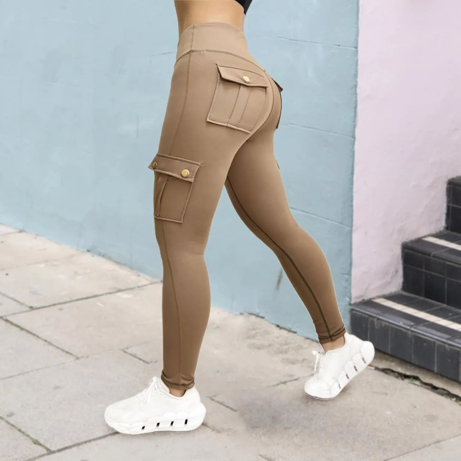 XOWRTE Linen Pants Women Summer,Wide Leg Casual Cotton Linen Pants High Waisted Elastic Waist Lounge Pants Beach Trousers