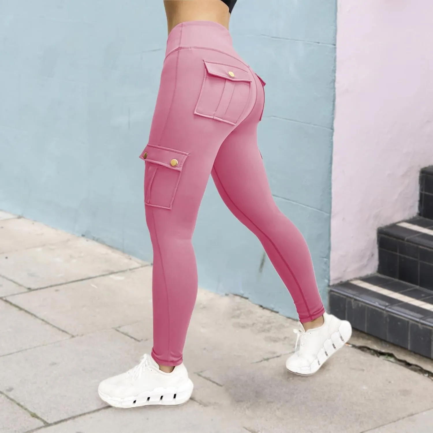 XOWRTE Linen Pants Women Summer,Wide Leg Casual Cotton Linen Pants High Waisted Elastic Waist Lounge Pants Beach Trousers