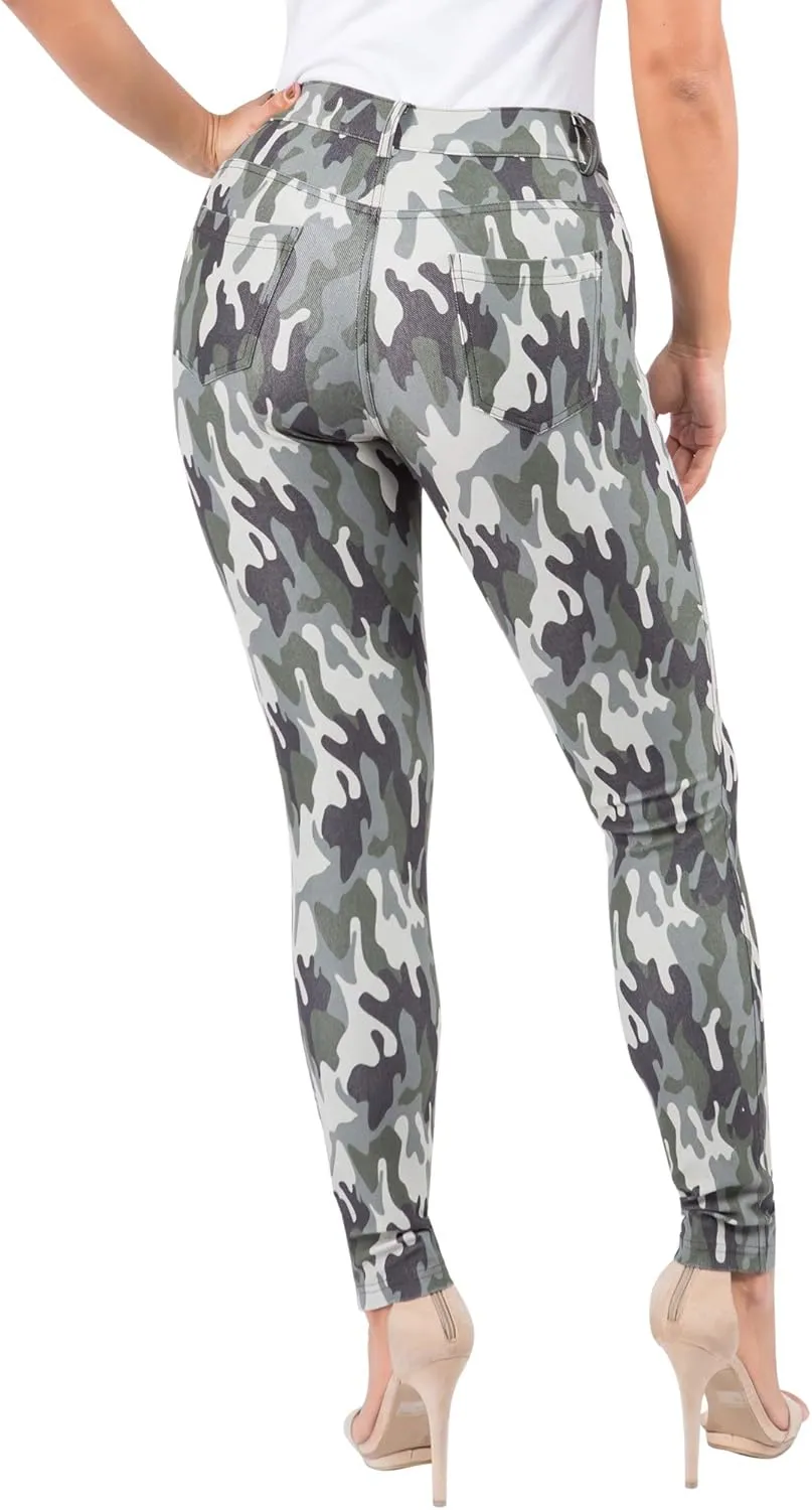 YELETE Women's Basic Five Pocket Stretch Jegging Tights Pants