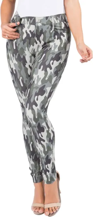 YELETE Women's Basic Five Pocket Stretch Jegging Tights Pants