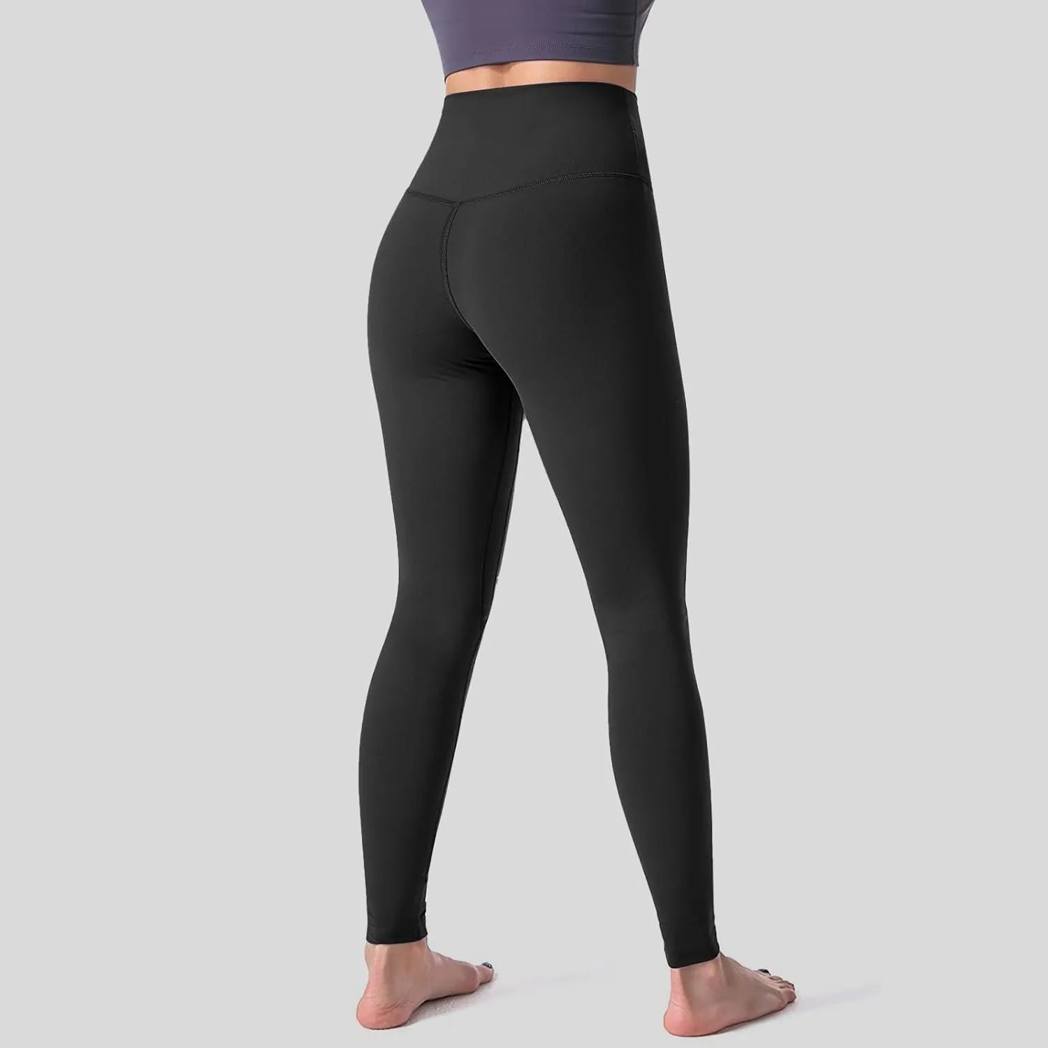 Yoga Women Straight Dress Pants with Pockets Tall Petite Regular for Work Business Thick Leggings for Women Plus