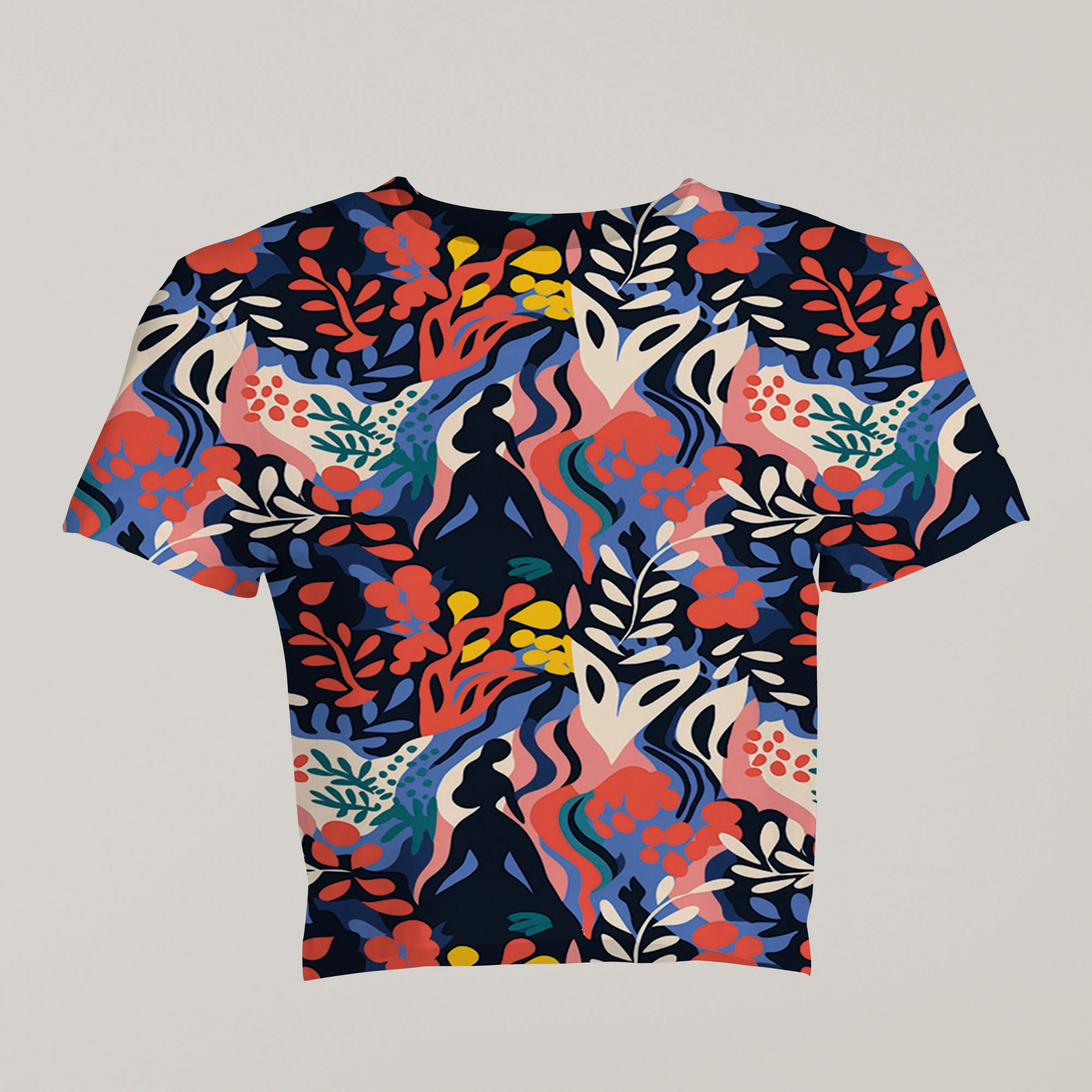 Zen in Bloom Floral Print Crop Top